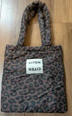 未使用　citen ヒョウ柄 レオパード　トートバッグ