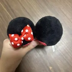 ディズニー ミニー ヘアクリップ ぬいぐるみ風のサムネイル