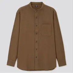 UNIQLO フランネルスタンドカラーシャツ