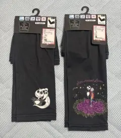 新品☆ ディズニー　ナイトメアー・ビフォア・クリスマスのＵＶ対策アームカバー2個のサムネイル