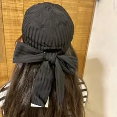 新作♡ストライプリボンcapのサムネイル