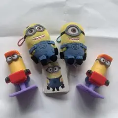 ミニオン ぬいぐるみ マスコット4体セット