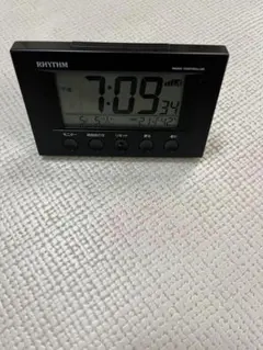 RHYTHM デジタル置時計 黒のサムネイル