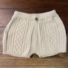 tete a tete ケーブルニット ショートパンツ　90cm