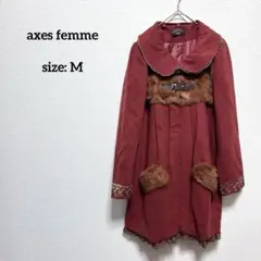 メルカリ便♡axes femme♡薔薇柄　コート　ブラック メルカリ便♡axes femme♡薔薇柄 コート ブラック