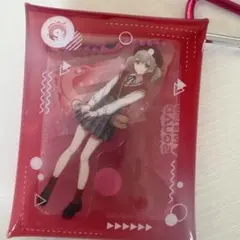 プロセカ　小豆沢こはね　スシローコラボ　クリアポーチ　アクリルキーホルダー