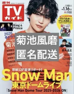 週刊TVガイド　菊池風磨　切り抜き　匿名