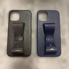 LANVIN en Bleu iPhone12,12proケース 2点セットのサムネイル