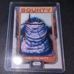 スターウォーズtopps ZIRO HUTT パッチカード