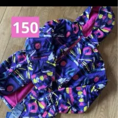 防寒ウェア 紫 150 女の子 防寒着 防寒ジャケット ジャンバー 上着