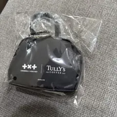 タリーズ　タリーズコーヒー　ポーチ付きショルダー エコバッグ TXTのサムネイル