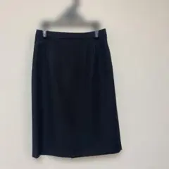 INDIVI 05サイズ　タイトスカート ひざ丈　濃紺