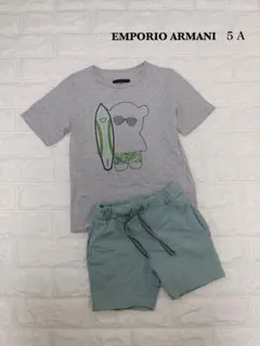 EMPORIO ARMANI サーフボードクマプリント半袖Tシャツ　５Ａのサムネイル