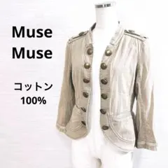 MuseMuse by ROYAL PARTY ジャケット　綿 装飾ボタン M