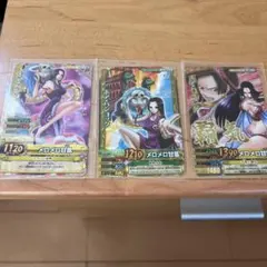 ワンピーベリーマッチダブル ボア ハンコック メロメロ甘い蜜 3枚セット