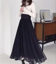 10/13まで値下げ！GRL アシンメトリーチュールフレアスカート ta098