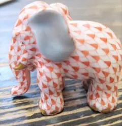 ヘレンド/象置物/ハンガリー製 ヘレンド（HEREND） ゾウ(高さ:7.2cm) 象の子供(15511/C) ハンドメイド