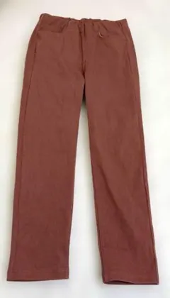 無印良品　ロングパンツ　くすみピンク　サイズ120のサムネイル