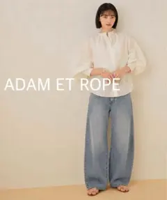 ADAM ET ROPÉ 美品 2WAY ボリュームスリーブブラウスのサムネイル