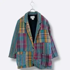 3点¥10,000 ビンテージ 古着 卸 レトロ パッチワークジャケット