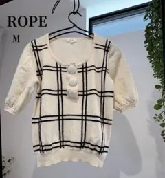 ROPE 半袖ウールセーター　Mサイズ　匿名即日発送