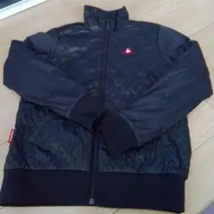 177）le coq sportif ゴルフコレクション ジャケット M 黒