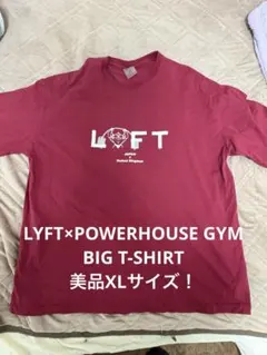 LYFT × POWERHOUSE GYM コラボTシャツ XL】 - メルカリ