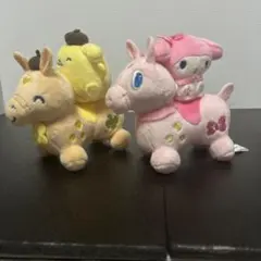 RODY×SANRIO サンリオちいさなペアぬいぐるみ　ポムポムプリン　マイメロ