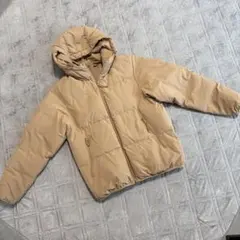 GU メンズ ダウンジャケット Sベージュのサムネイル
