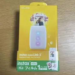 FUJIFILM instax mini Link 3 ホワイトフィルム1つ