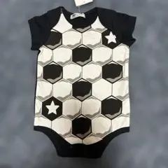 PUFF 2 KIDS ロンパース サッカーボール柄 70のサムネイル