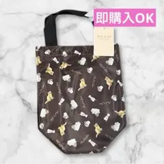 ポール＆ジョーアクセソワ　ランチトート ジプシー＆ヌネット総柄　ブラウン　茶