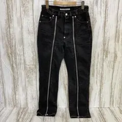ジョンローレンサリバン ブリーチデニム 二ーホールパンツ M~L 極美品 