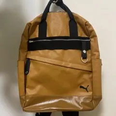Puma ブラウンリュック 合成皮革 美品
