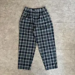 FREAK'S STORE タータンチェックテーパードパンツ S