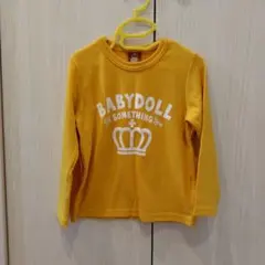 BABYDOLL 長袖カットソー イエロー　110