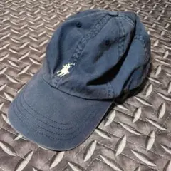 ポロ・ラルフローレン　ネイビー キャップ フェード