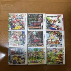 ニンテンドー3DS ソフト 9本セット まとめ売りのサムネイル