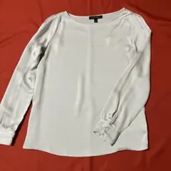 BANANA REPUBLIC シルバーグレー　　　長袖ブラウス　 S