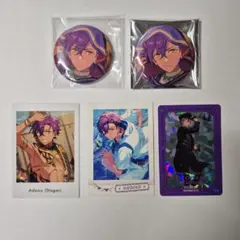 あんスタ　乙狩アドニス　缶バッジ　ぱしゃっつ　ぱしゃこれ　ポテチカード