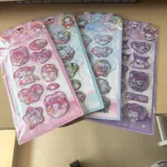 ウォーターシール　キャラクター ステッカーセット 4シート自由組み合わせ相談可能