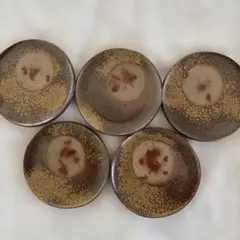 和風 陶器 皿 5枚セットのサムネイル