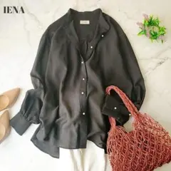 イエナ IENA シアー ブラウス ジレ グレー グレンチェック - メルカリ