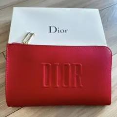 【新品未使用】Diorディオール ノベルティポーチ レッドのサムネイル