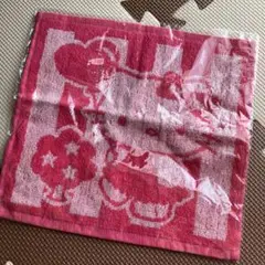 ハローキティ タオル 約25cm×25cm