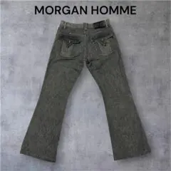 日本製✨MORGAN フレアブラックジーンズのサムネイル