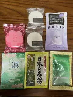 【人気のBARTH入】入浴剤 7点セット 炭酸・バスソルト・温泉気分セット