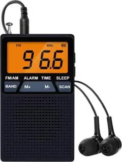 ポータブル FM AM ラジオ 本体 デジタル選局のサムネイル