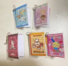 サンリオキャラクターズ　じゆうちょう&下じきセット　チャーム2 5点セット