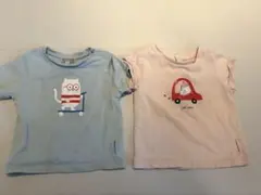 JACADI PARIS 半袖Tシャツ 24M&36M 2枚セット